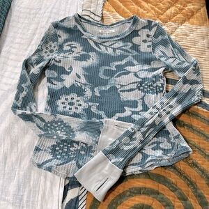 Free people waffle thermal top